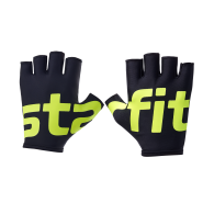 Перчатки для фитнеса WG-102, черный/ярко-зеленый